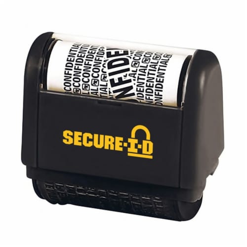 Consolidated Stamp Secure-I-D Pre-inked Stamp 035510 Perspective: front