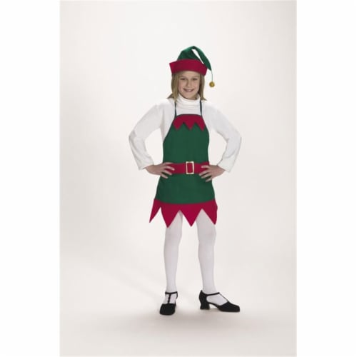 Elf Holiday Apron & Hat Perspective: front