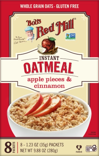 Bob’s Red Mill® Gluten Free Apple Pieces & Cinnamon Instant Oatmeal Packets