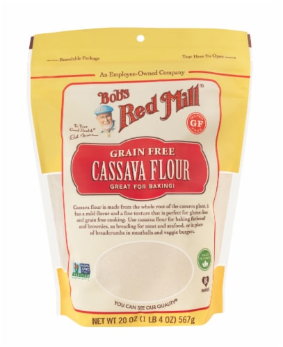 Bob's Red Mill Grain Free Cassava Flour Perspective: front