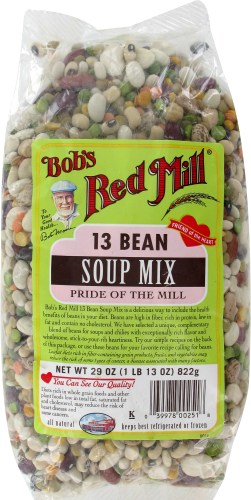 Bob's Red Mill Thirteen Bean Soup Mix Perspective: front