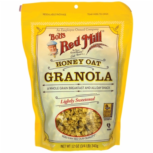 Bob's Red Mill Honey Oat Granola Perspective: front