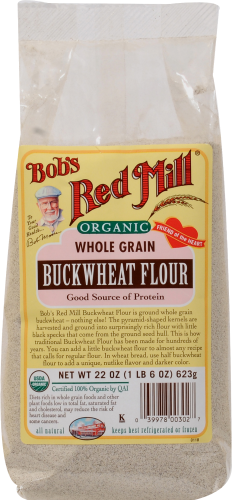 Bob's Red Mill Organic Buckwheat Flour Perspective: front