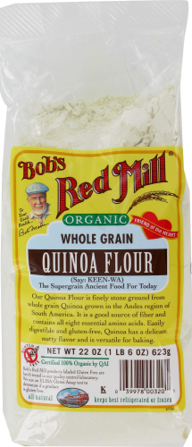 Bob's Red Mill Organic Whole Grain Quinoa Flour Perspective: front