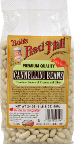 Bob's Red Mill Cannellini Beans Perspective: front