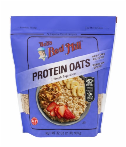 Bob's Red Mill Gluten Free Protein Oats Perspective: front