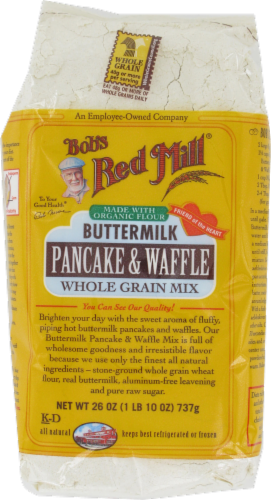 Bob's Red Mill Organic Buttermilk Pancake & Waffle Mix Perspective: front
