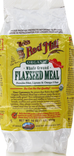 Bob's Red Mill® Organic Ground Flaxseed Meal Perspective: front