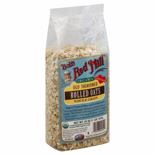 Bob's Red Mill Organic Rolled Oats Perspective: front