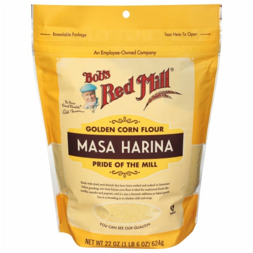 Bob's Red Mill Golden Corn Flour Masa Harina Perspective: front