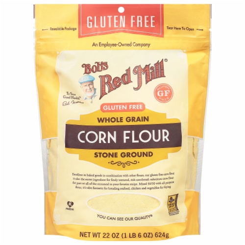 Bob's Red Mill® Gluten Free Whole Grain Corn Flour Perspective: front