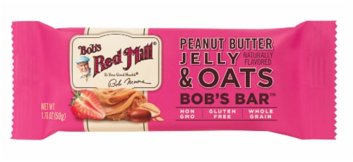 Bob's Red Mill® Peanut Butter Jelly and Oats Bar Perspective: front