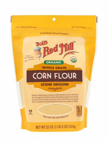 Bob's Red Mill Organic Corn Flour Perspective: front