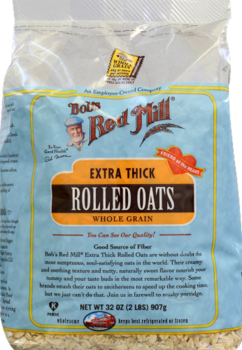 Bob's Red Mill Extra Thick Rolled Oats Perspective: front