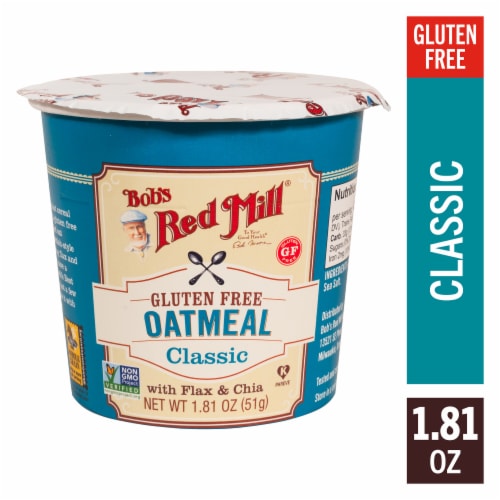 Bob's Red Mill® Gluten Free Classic Oatmeal Cup Perspective: front