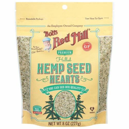 Bob's Red Mill Hulled Hemp Seed 8 oz Perspective: front