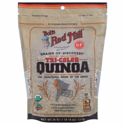 Bob's Red Mill Organic Tri-Color Quinoa Perspective: front