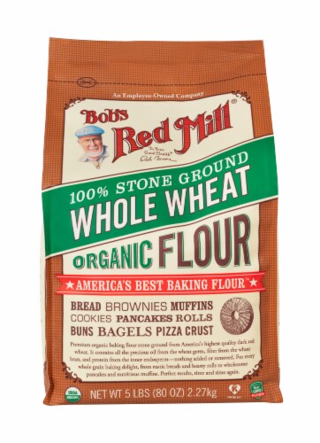 Bob's Red Mill® Organic 100% Stone Ground Whole Wheat Flour Perspective: front
