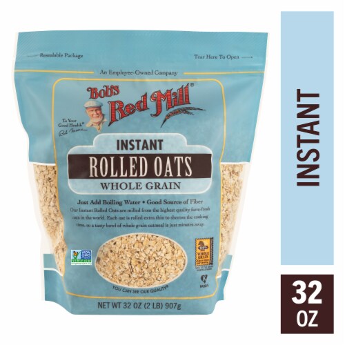 Bob's Red Mill Whole Grain Instant Rolled Oats, 32 oz - Metro Market