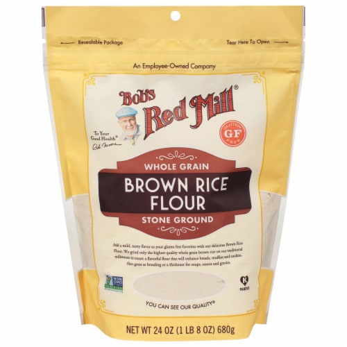 Bob's Red Mill Brown Rice Flour Perspective: front