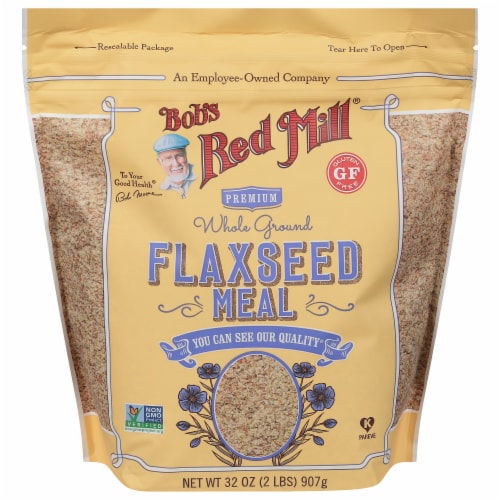 Bob's Red Mill Whole Ground Flaxseed Meal Perspective: front