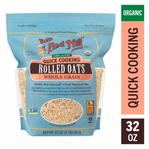 Red Mill Organic Quick Cooking Rolled Oats, 32 oz - Fry's Food Stores