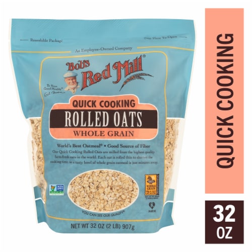 Bob's Red Mill Quick Cooking Whole Grain Rolled Oats, 32 oz - Kroger