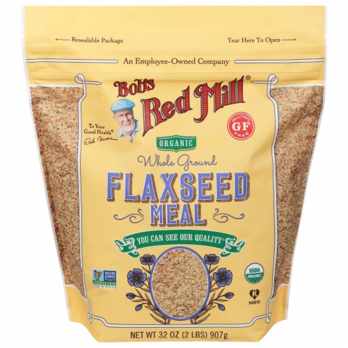 Bob's Red Mill Organic Flaxseed Meal Perspective: front