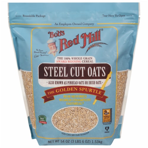 Bob's Red Mill Steel Cut Oats Perspective: front