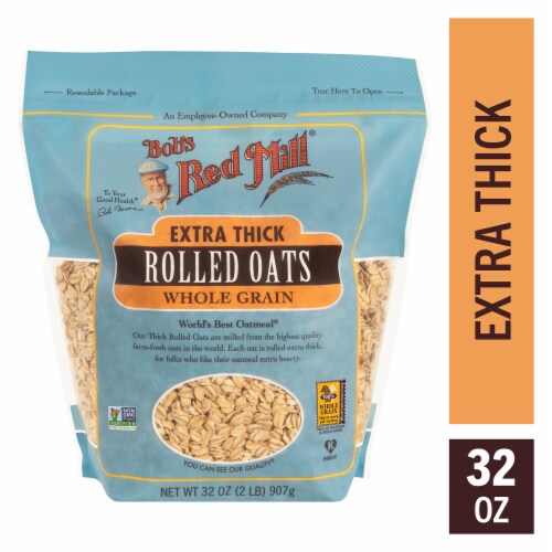 Bob's Red Mill Extra Thick Rolled Oats Perspective: front