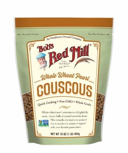 Bob's Red Mill Whole Wheat Pearl Couscous Perspective: front