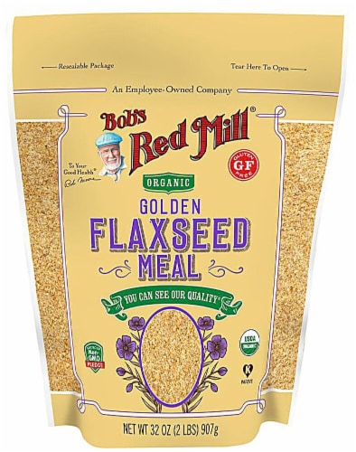 Bob's Red Mill Organic Golden Flaxseed Meal Perspective: front
