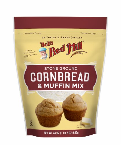 Bob's Red Mill Stone Ground Cornbread & Muffin Mix Perspective: front