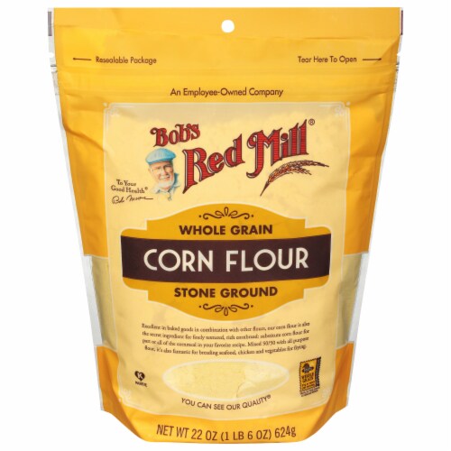 Bob's Red Mill® Whole Grain Stone Ground Corn Flour Perspective: front