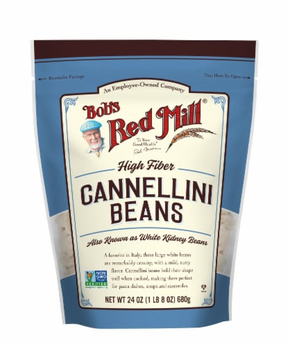 Bob's Red Mill Cannellini Beans Perspective: front