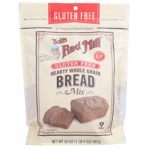 Bob's Red Mill Gluten Free Hearty Whole Grain Bread Mix Perspective: front