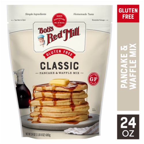 Bob's Red Mill Gluten Free Pancake Mix Perspective: front