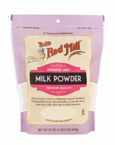 Bob's Red Mill Nonfat Dry Milk Powder Perspective: front