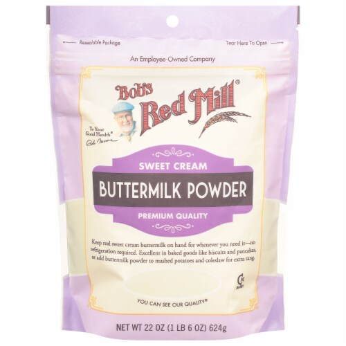 Bob's Red Mill Sweet Cream Buttermilk Powder 22 oz Perspective: front