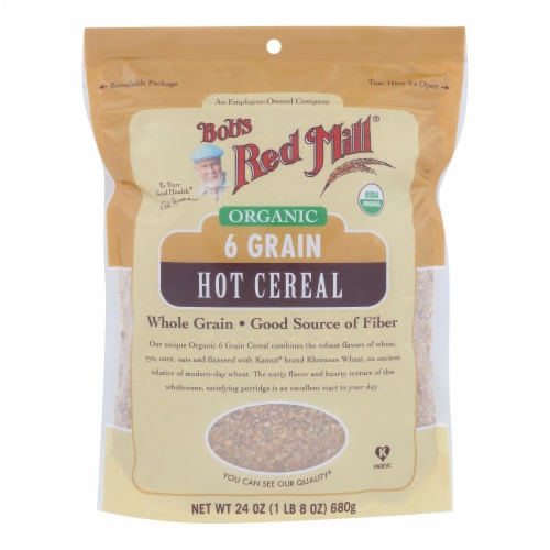 Bob's Red Mill® Organic 6 Grain Hot Cereal Perspective: front