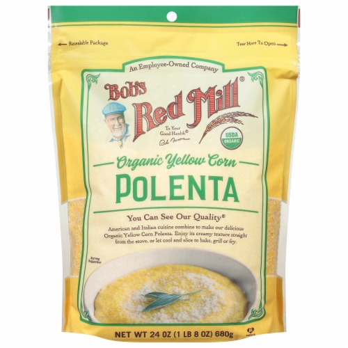 Bob’s Red Mill® Organic Yellow Corn Polenta Perspective: front