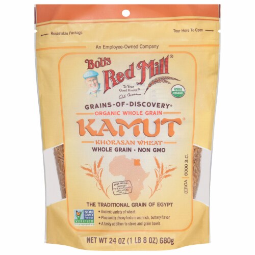 Bob’s Red Mill® Organic Whole Grain Kamut Khorasan Wheat Perspective: front