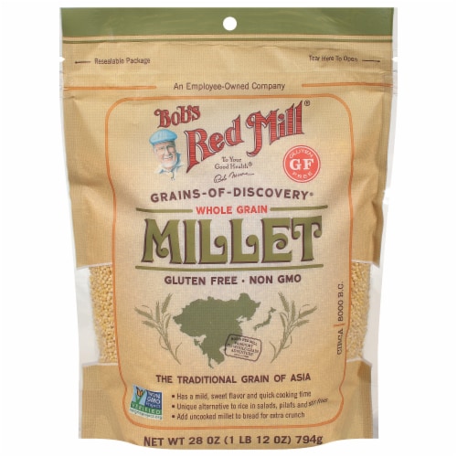 Bob's Red Mill Whole Grain Millet Perspective: front