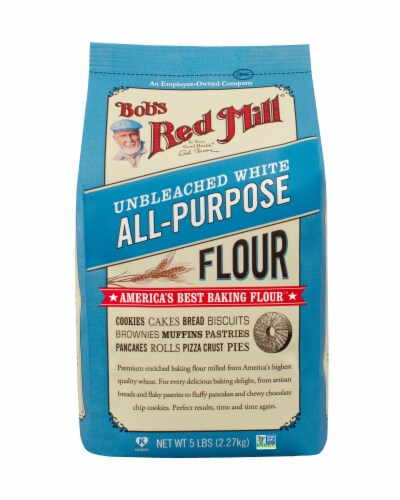 Bob's Red Mill All-Purpose White Unbleached Flour Perspective: front