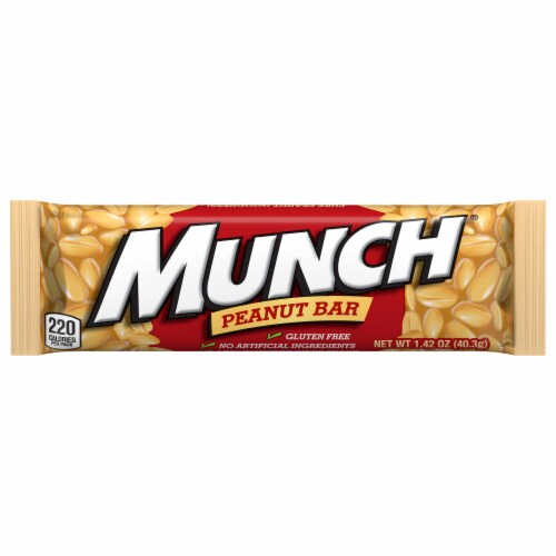 Munch Peanut Candy Bar Perspective: front