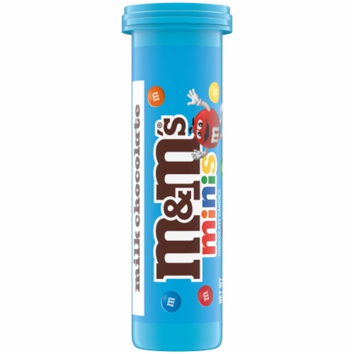 M&M'S MINIS Milk Chocolate Candy Tube (Package May Vary) Perspective: front