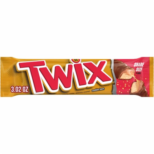 Twix Chocolate Bars, 32 x 50g Crunchy Biscuit with Smooth Caramel