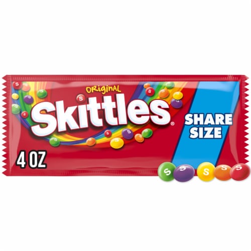 Skittles® Original Share Size Candy Perspective: front