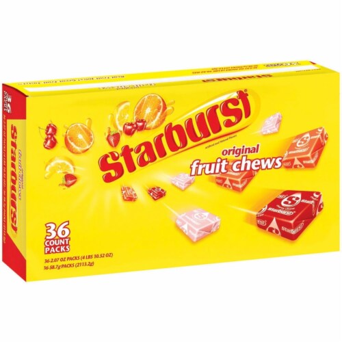 STARBURST ORIGINAL SINGLES 36 COUNT (TOTAL 74.52 OUNCE) Perspective: front