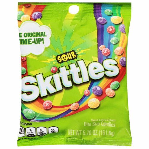 Skittles® Sour Candy Bag Perspective: front